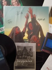 boygenius collection autograph litho vinyl lp magazines