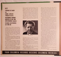 HEAR👂Bizet Symphony In C Major Columbia Classical MM-596 4X 12″ 78 RPM