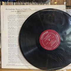 [SPOKEN WORD]~EXC 5 LP~The CAMBRIDGE TREASURY OF ENGLISH PROSE~Vols~1-5~COMPLETE