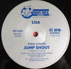 LISA Jump Shout 1982 US 12″ Single ORIG 80s Moby Dick Records BTG-1032 VG/VG
