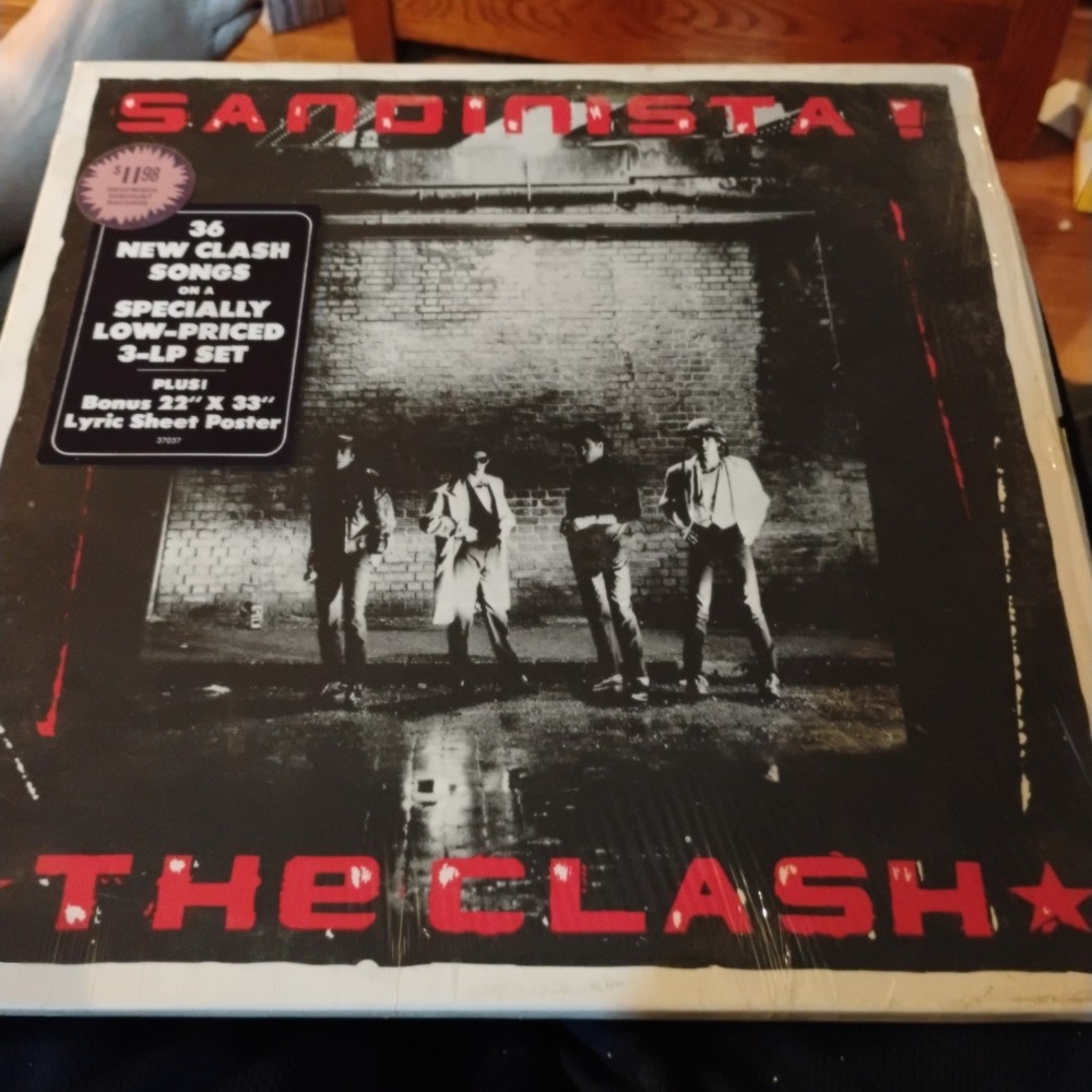 The Clash Sandinista! Epic Vinyl LP w/ Inner Sleeves Insert Original Cover 1980