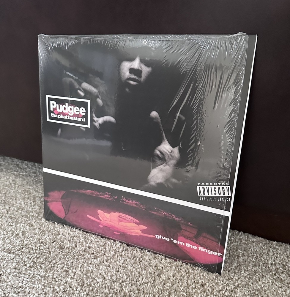 Pudgee Tha Phat Bastard – Give ’em The Finger Vinyl LP Golden Era Hip-Hop