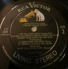 Skeeter Davis•Sings The End Of The World ☆RARE☆ LSP 2699•1st Press’63◇STEREO◇ EX