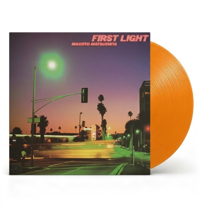 Makoto Matsushita – First Light – Orange Vinyl LP – Japan City Pop – NEW