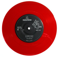 The Beatles Yellow Submarine Eleanor Rigby Red Vinyl 7″ Japan Pop-up store Ltd