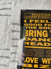 MADONNA SEALED CONFESSIONS II SPOTIF 12” CLEAR VINYL SOLD OUT + PROMO COASTER