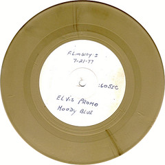 ELVIS Presley DEFINITIVE MOODY BLUE SET FTD 2LP GOLD SPARKLE + #’d PROMO GOLD 45
