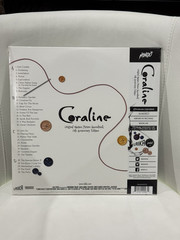 Coraline 15th Anniversary MONDO Black Button Picture Disc VINYL RECORD NEW