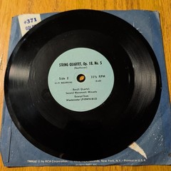 VINTAGE WALLACE LABORATORIES MEDICAL/MUSIC 33 1/3 RPM- Management Of Ortho Cond
