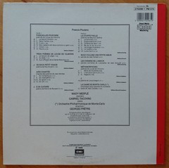 POULENC La Dame de Monte-Carlo LP Mady Mesple, Tacchino; Monte-Carlo P.O. Pretre