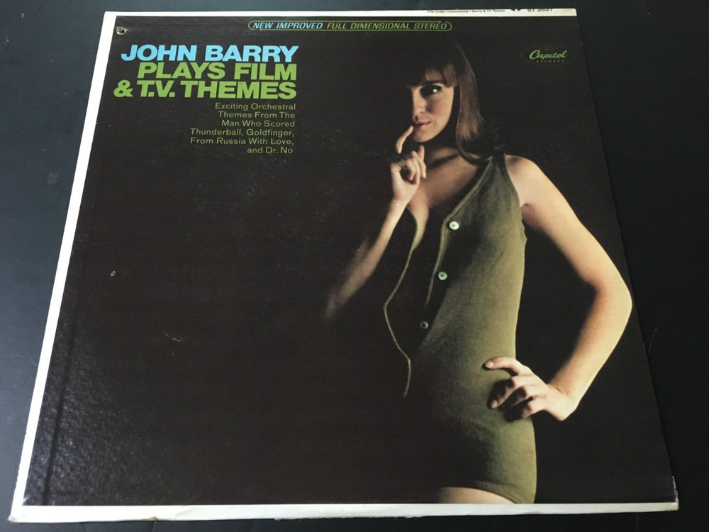 John Barry Plays Film & T.V. Themes LP Stereo