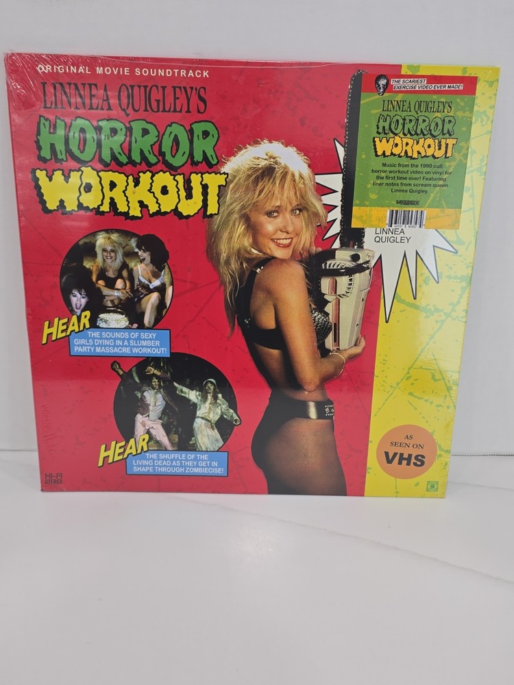 Linnea Quigley’s Horror Workout Terror Vision Limited Edition Color Vinyl LP NEW