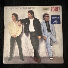 SEALED – Huey Lewis & The News Fore! Vinyl LP Chrysalis 1986 – Tower Records tag