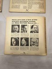 VTG1950’s RCA Victor45RPM EP Record Lot Classical Opera Waltz Annie Get Your Gun