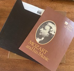 WOLFGANG AMADEUS MOZART Great Men of Music Vinyl Box Set 4 LP with Booklet