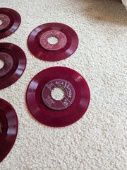 Lot of 10 RCA Victory Red Seal Records Red Vinyl 45 rpm for Crafts, Decoration