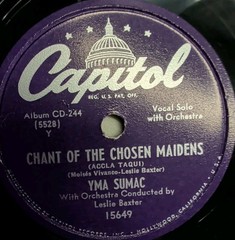 Yma Sumac – Voice Of The Xtabay – Capitol CD 244 – 78 Rpm Box Set – 1950