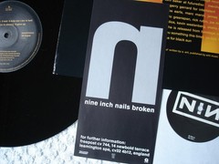 NINE INCH NAILS BROKEN ORIGINAL 1992 UK 1st PRESS 12” VINYL MINI LP &7″ ILPM8004