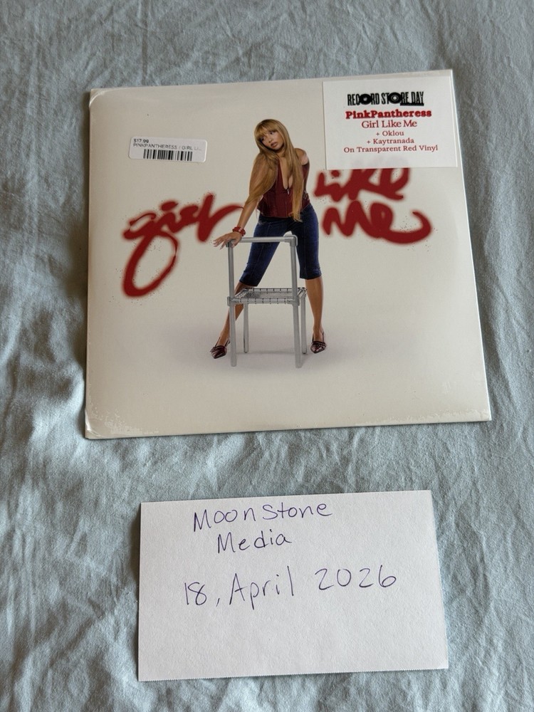 PINK PANTHERESS Girl Like Me 7” Single Red Vinyl RSD 2026 Record Store Day
