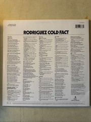 Rodriguez Cold Fact UMe 2019 180 gram reissue vinyl record