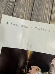 Johnny Winter Nothin But The Blues Album Promo Poster 12″x12″ Blue Sky Records