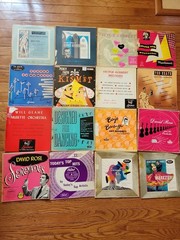 10″ 1950’s Vinyl LP Record Lot 33 1/3 80 Count (Read Discription) Salvage