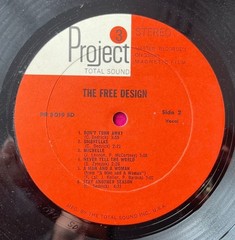 THE FREE DESIGN 1967 LP KITES ARE FUN Stereo Special DJ RECORD sunshine pop