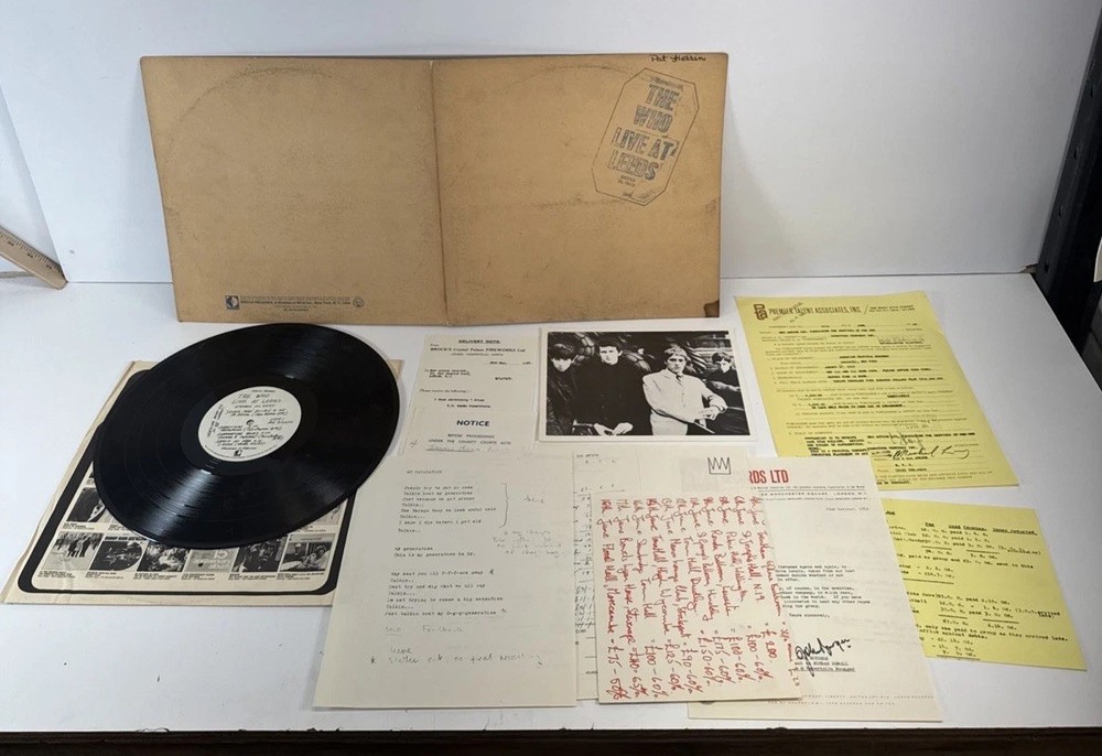 The WHO LIVE AT LEEDS LP Vinyl DL 79175 WITH Paperwork