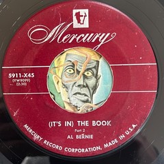 HEAR Al Bernie 45 (It’s In) The Book MERCURY 5911 comedy spoken word