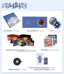 T.O.P [ANOTHER DIMENSION] 1st Album CD+3 Leaflet+4 Art Print+Glove Pack+Sticker