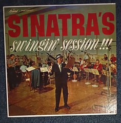 Frank Sinatra -Swingin’ Session! -VG+ 1961 Vocal Jazz Capitol W-1491 Slev MONO