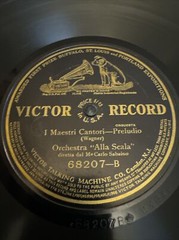 12” Victor 78 RPM Orch Alla Scala Carlo Sabaino – Il Flauto Magico 68207 E-