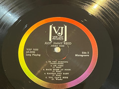 JIMMY REED: “Just Jimmy Reed”: 1962 VINYL LP: STEREO: VJ MICROGROOVE: EX/VG+