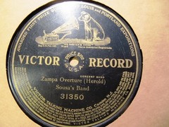 1909 John Philip SOUSA’s BAND Take 6 Herold ZAMPA Overture VICTOR Patent 31350 _