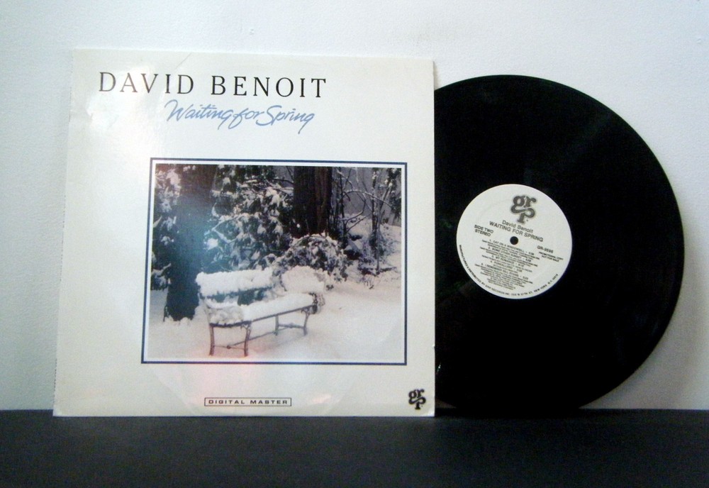 DAVID BENOIT LP Waiting for Spring 1989 Grp jazz vinyl