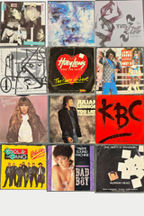 YOU PICK Vinyl 45s 80S PICTURE SLEEVES Flat Rate Ship Vol Discount 25%