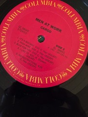 1982 Cargo Men At Work 12″ Vinyl Record – Excellent!