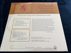 Mary Queen of Scots Soundtrack SEALED VINYL Music by JOHN BARRY Vinyl