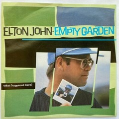 Elton John Empty Garden 1982 7″ Vinyl Single Tribute to John Lennon