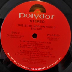 THE JAM LP THIS IS THE MODERN WORLD POLYDOR US PAUL WELLER BRUCE FOXTON 1977