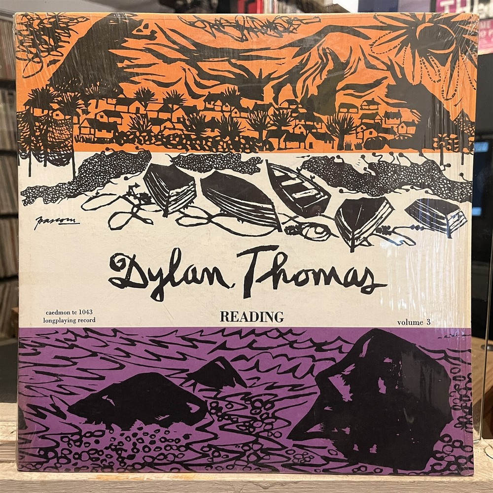 [RADIO/SPOKEN WORD]~EXC LP~DYLAN THOMAS~Reading~Volume III~3~[1964~CAEDMON~Issue