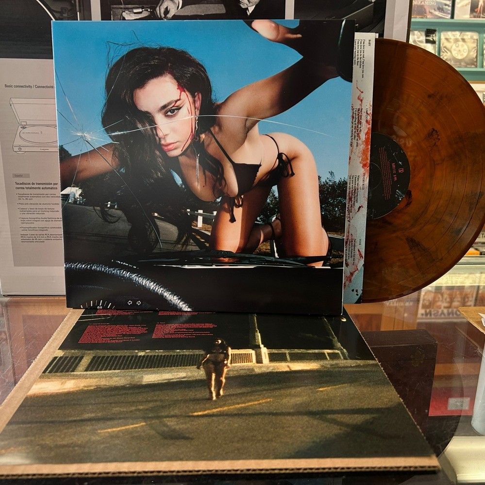 Charli XCX: Crash LP Orange & Black Marbled vinyl, Ltd. 5000 Urban Outfitters
