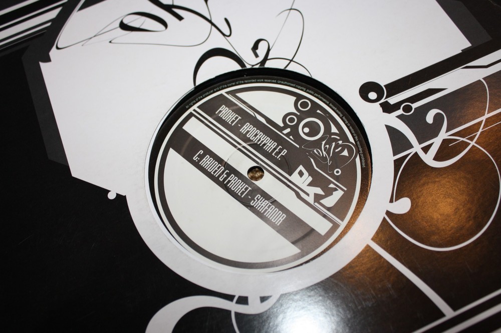 Proket- Apocrypha 2×12″ EP Record, 2007 Offkey #7, Drum & Bass, Jungle, Raiden