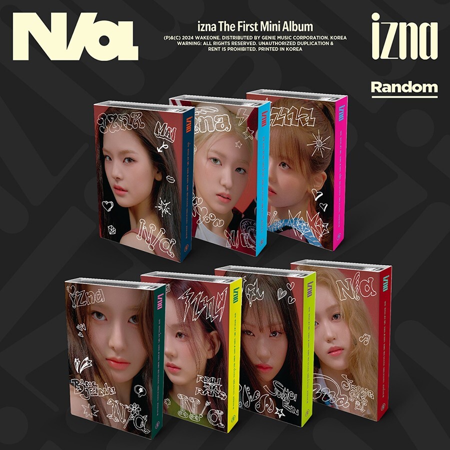 IZNA [N/A] The First Mini Album IZNA Ver./NFC ID Card+8 Photo Card+Poster+Manual