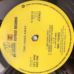 Neil Young Time Fades Away LP Early UK Pressing Reprise K54010 Strawberry VG+