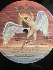 LED ZEPPELIN – IN THROUGH THE OUT DOOR 1979 Paper Bag “F” variant VG+/VG+