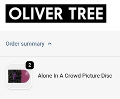 Oliver Tree -Alone in a Crowd LP Picture Disc Vinyl New Sealed Ltd 5,000 In Hand