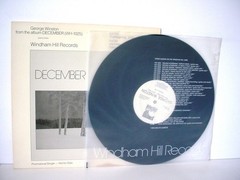 GEORGE WINSTON From The Album DECEMBER WHITE LABEL PROMO 1983 WINDHAM HILL 17256
