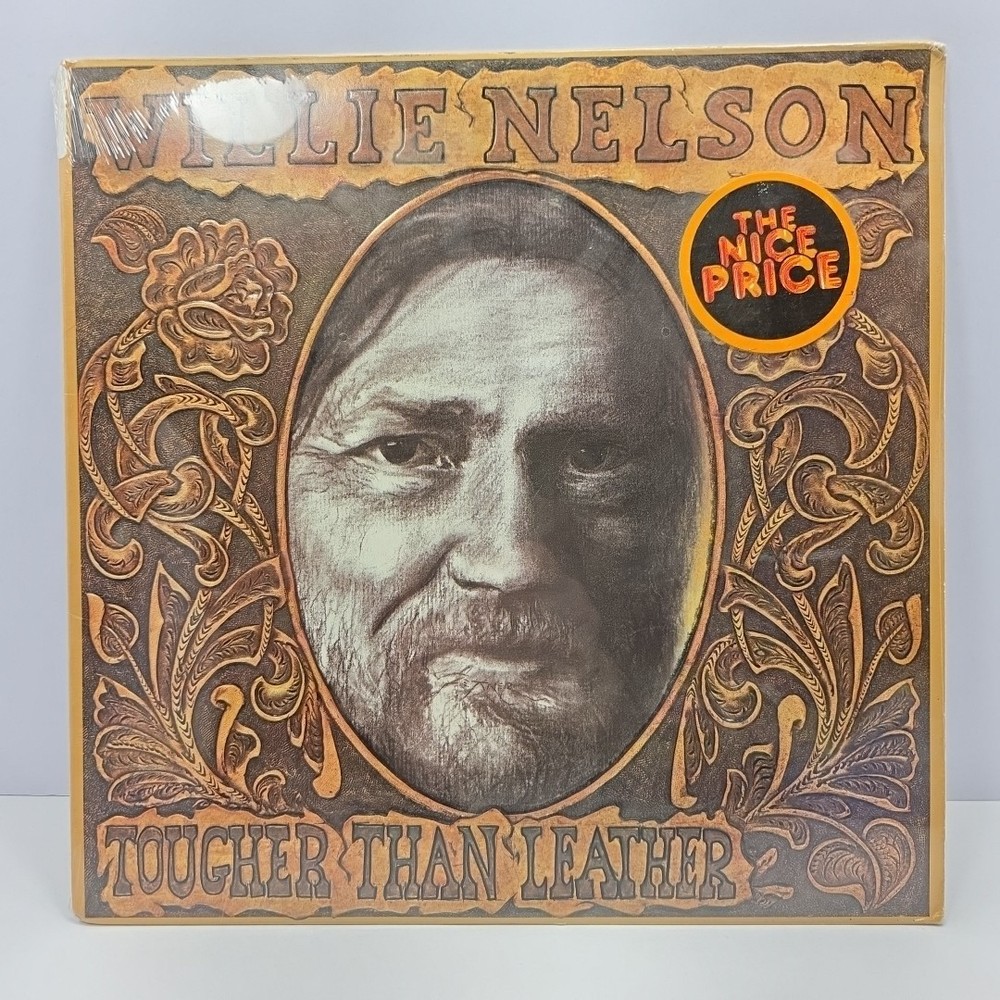 Willie Nelson – Tougher Than Leather LP Embossed Cover Sealed Original