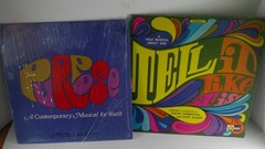 TELL IT LIKE IT IS and PURPOSE two xian psych musicals Carmichael M- LP